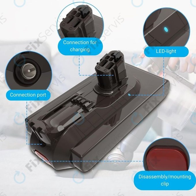 Dyson V11, V15 - Batéria SV15, SV18, 970938-01 Li-Ion 25.2V 4000mAh HQ