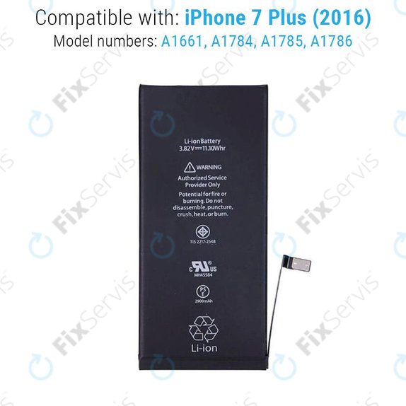 Batéria pre iPhone 7 Plus, 2900mAh, Service Pack