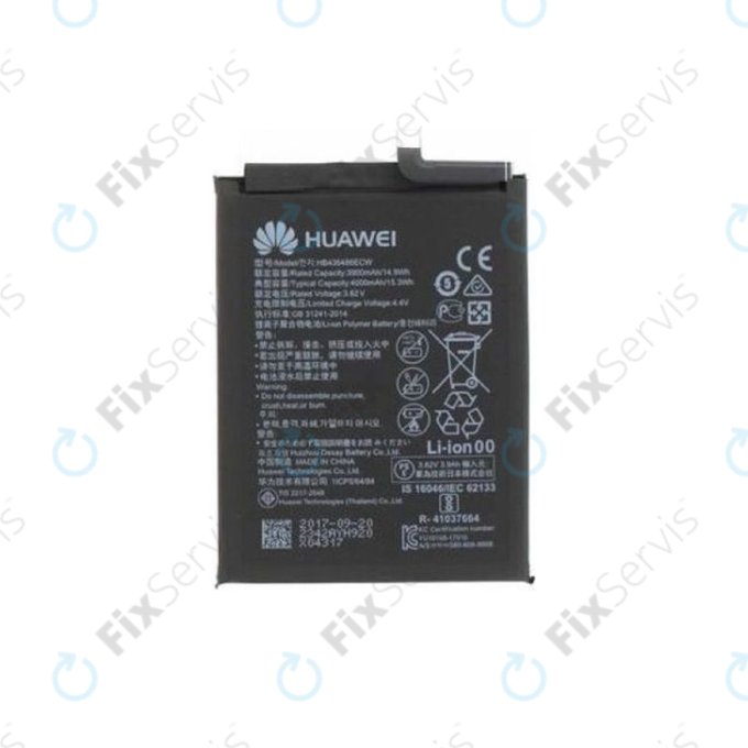 Huawei P Smart Z, Honor 9X, P20 Lite (2019) - Batéria HB446486ECW 4000mAh - 24022915 Genuine Service Pack