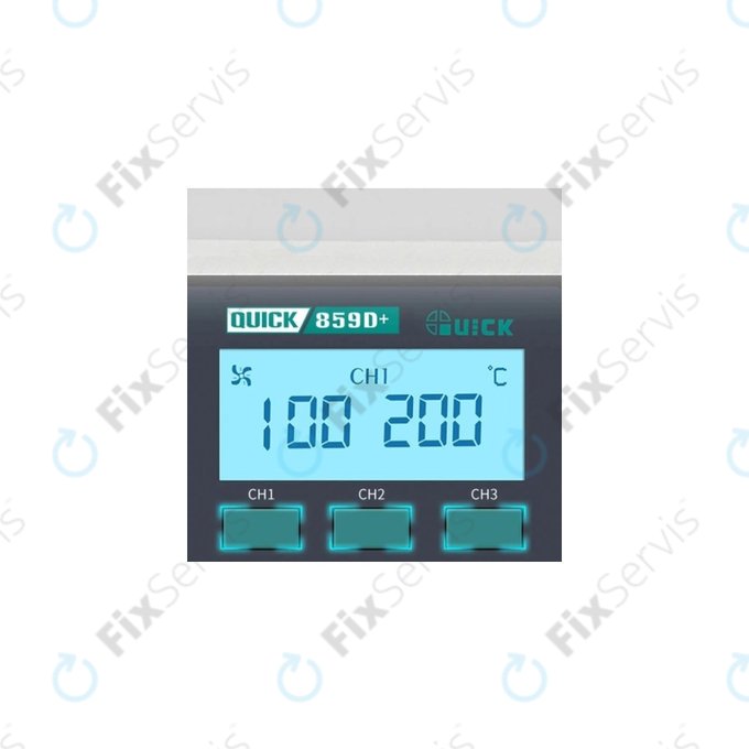 Quick 859D+ - Teplovzdušná Spájkovacia Stanica