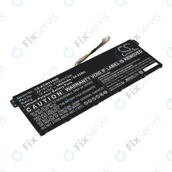 Batéria pre Acer ConceptD 3, Spin 5, Swift 3, 5, X, Travelmate Spin P4, 3800mAh, Li-Pol, 15.4V, AP18C7M, HQ