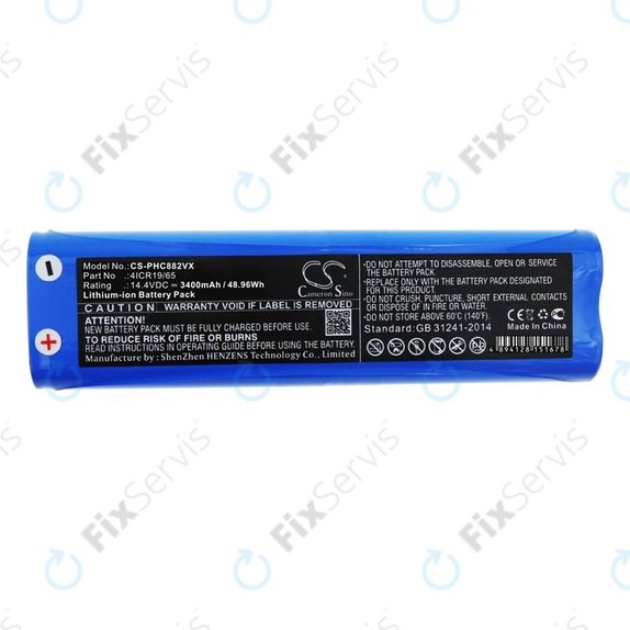 Philips SmartPro Active - Batéria 4ICR19/65 Li-Ion 14.4V 3400mAh HQ