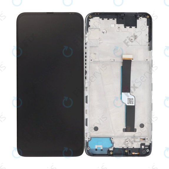 Motorola One Fusion Plus - LCD Displej + Dotykové Sklo + Rám (Twilight Blue) TFT