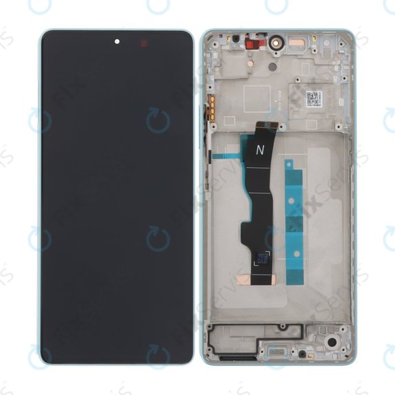 Xiaomi Redmi Note 13 5G 2312DRAABC - LCD Displej + Dotykové Sklo + Rám (Ocean Teal) TFT