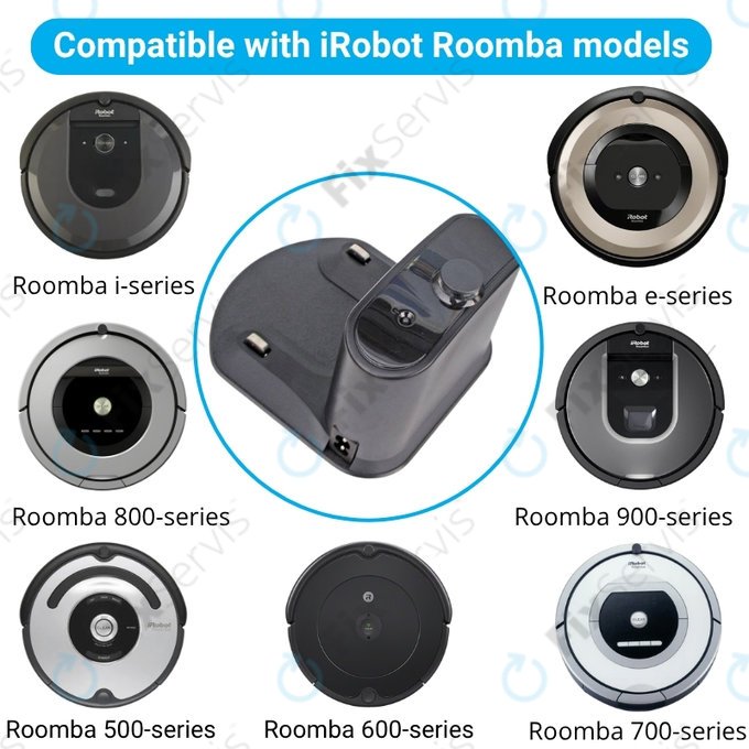 Nabíjaci dok pre iRobot Roomba 500, 600, 700, 800, 900-series