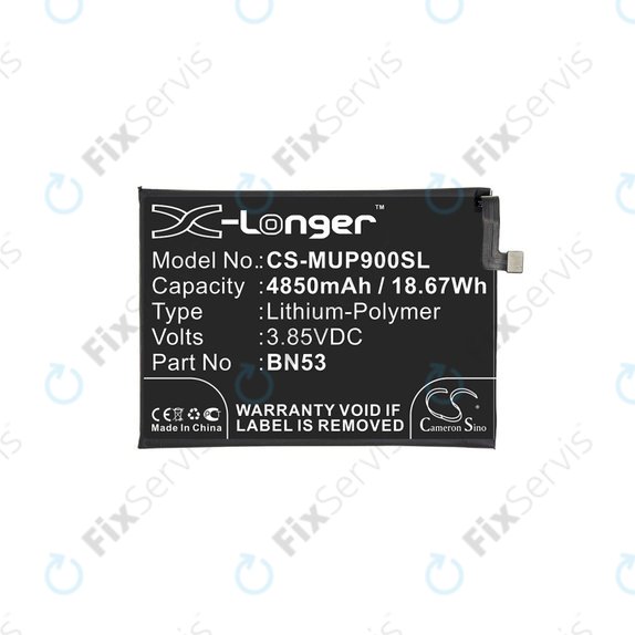 Xiaomi Redmi Note 9 Pro - Batéria BN53 4850mAh HQ