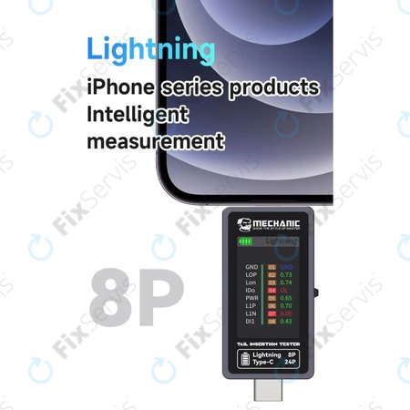 Mechanic T-824 - Tester nabíjacieho portu