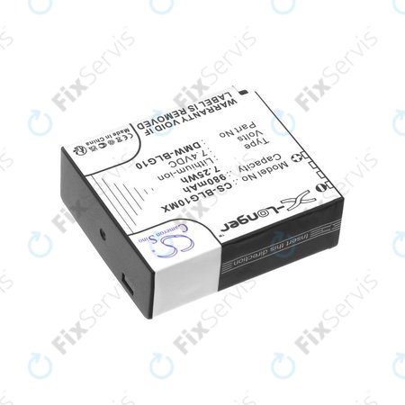 Batéria pre Leica D-Lux Type 109, Panasonic Lumix DMC-GF3, GX7, LX100, 980mAh, Li-Ion, 7.4V, DMW-BLG10, HQ