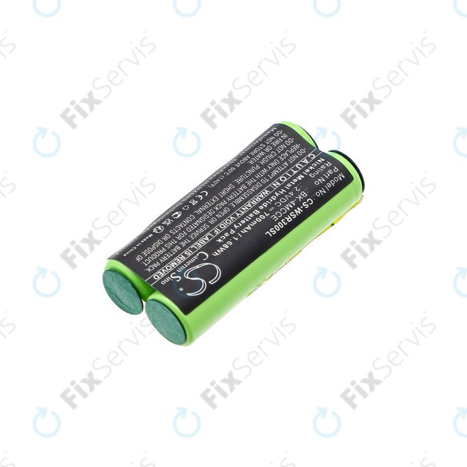 Batéria pre Waterpik 900 Sonic Toothbrush, Sensonic Plus Sr-3000, 700mAh, Ni-MH, 2.4V, BK-4MCCE, HQ