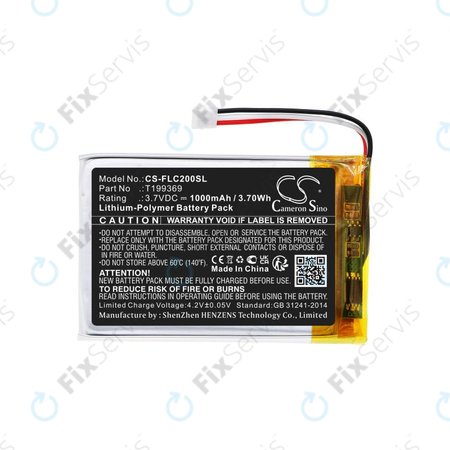 Batéria pre FLIR C2, C3, 1000mAh, Li-Pol, 3.7V, T199369, HQ