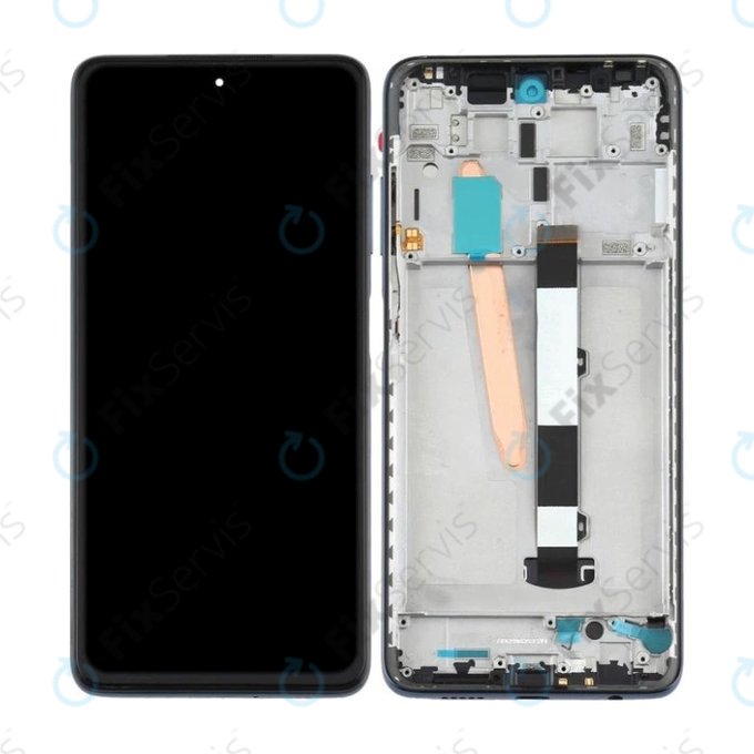 Xiaomi Poco X3 Pro - LCD Displej + Dotykové Sklo + Rám (Black) TFT