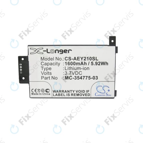 Amazon Kindle Paperwhite 2 2014, Touch 2014 - Batéria MC-354775-03 1600mAh HQ