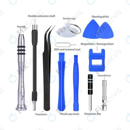 Kingsdun - Profesionálna Sada Náradia pre Servis Telefónov, PC a Elektroniky 115v1