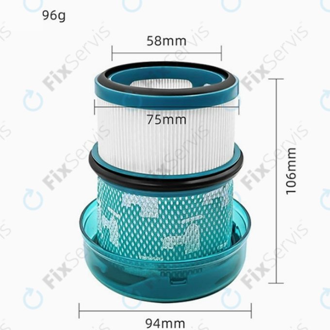 HEPA filter, 2 ks pre Dyson V16