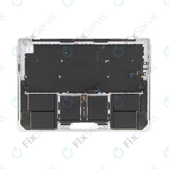 Horný rám klávesnice pre MacBook Pro 14", A3185 (2024), s klávesnicou US a batériou, Silver, 661-50211, Genuine Apple