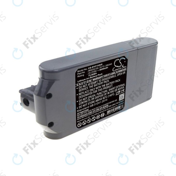 Dyson V10 - Batéria 969352-02, SV12, 206340 Li-Ion 25.2V 3000mAh HQ