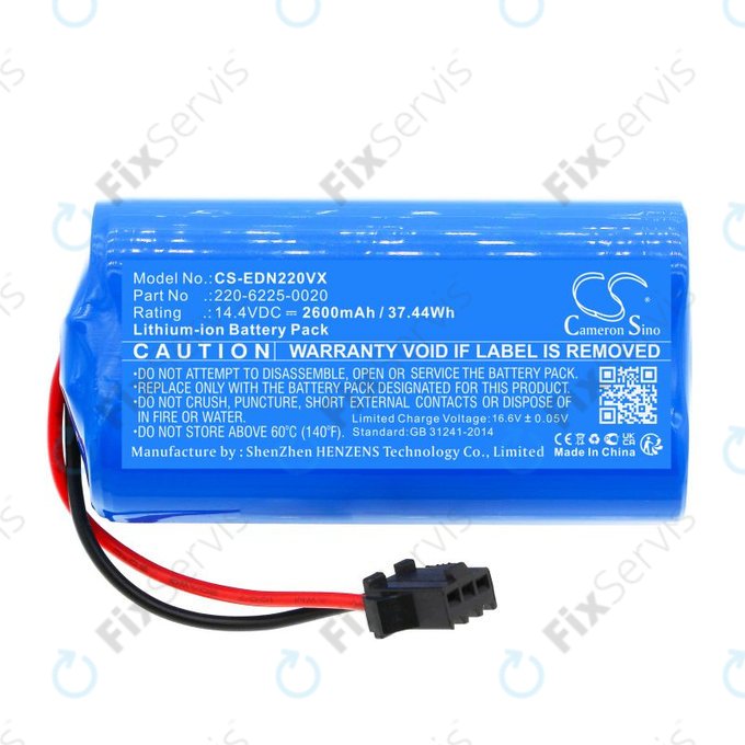 Batéria pre Lenovo, Neebo, Prixton, Ecovacs, Ultenic, 2600mAh, Li-Ion, 14.4V, 220-6225-0020, HQ