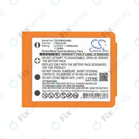 HBC Radiomatic Keynote, Linus 4, Micron 4, 5, 6, 7, Patrol D, Quadrix, Vector Pro - Batéria BA223000, BA223030, FUB6 2000mAh HQ