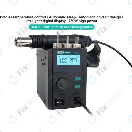 Quick 858D+ - Teplovzdušná Spájkovacia Stanica
