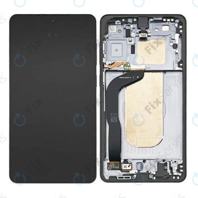 Samsung Galaxy S25 Edge - LCD Displej + Dotykové Sklo + Rám (Titanium Jetblack) OLED