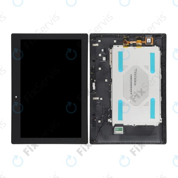 Lenovo TAB 2 A10-70 - LCD Displej + Dotykové Sklo + Rám (Black) TFT