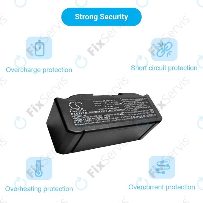 iRobot Roomba e-series, i-series - Batéria ABL-D1, 4624864, ABL-D2 Li-Ion 14.4V 6800mAh HQ