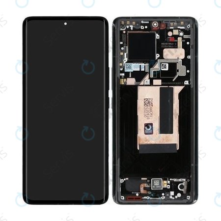 Xiaomi 13 Ultra - LCD Displej + Dotykové Sklo + Rám (Black) - 56000600M100 Genuine Service Pack