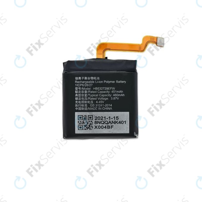 Huawei Watch 3 Galileo-L11E - Batéria HB532729EFW 460mAh - 24023573 Genuine Service Pack