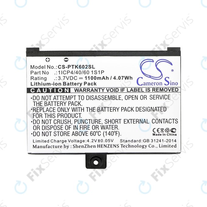 PocketBook Pro 602, 603, 612, 902, 903, 912, 920, 920.W - Batéria 1ICP4/40/60 1S1P 1100mAh HQ