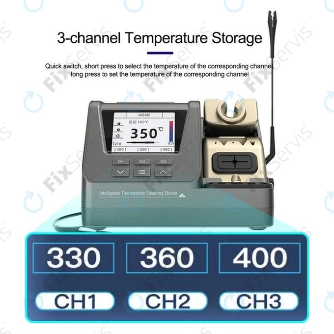 GVM H3 - Smart Spájkovacia Stanica 3v1