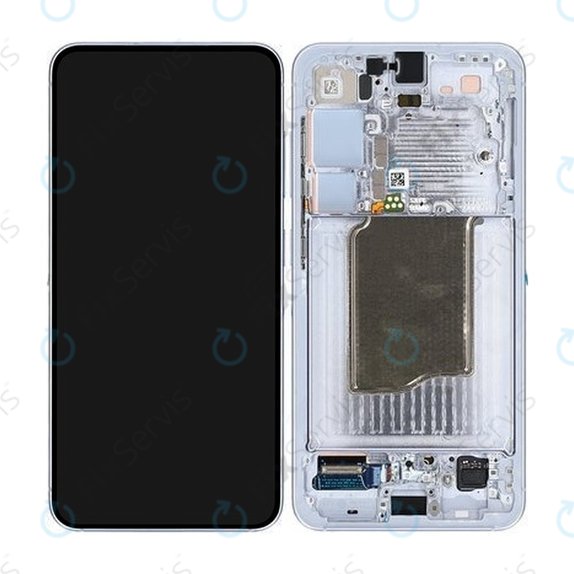 Samsung Galaxy S25 - LCD Displej + Dotykové Sklo + Rám (Icyblue) - GH82-36329C Genuine Service Pack