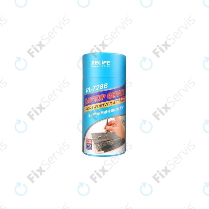 Relife RL-728B 2D - Sada Skrutkovačov na Servis Notebookov