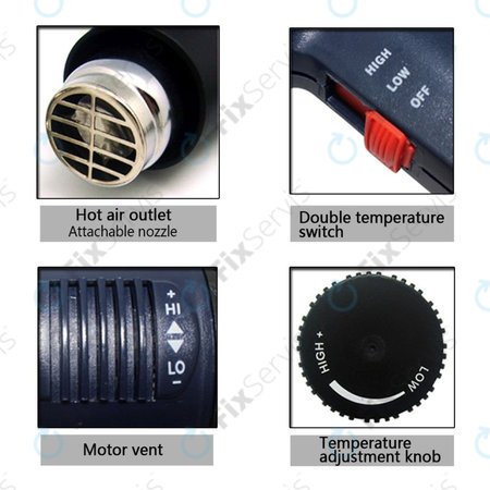 Best BST-8016 - Teplovzdušná Pištoľ (3A)