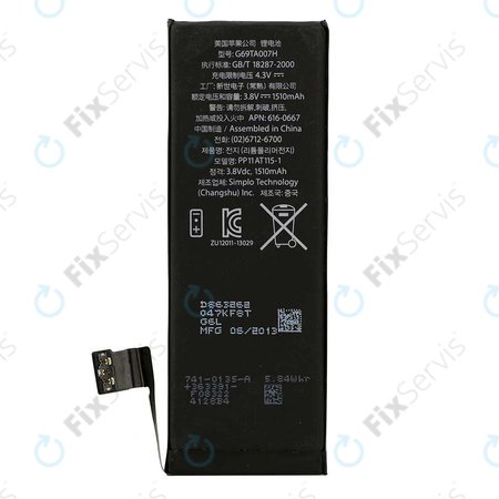 Apple iPhone 5C - Batéria 1510mAh