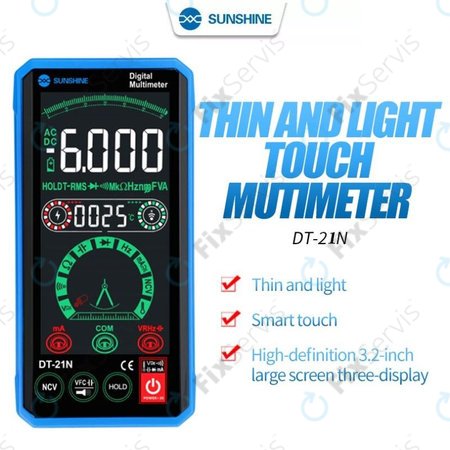 Sunshine DT-21N - Dotykový Multimeter