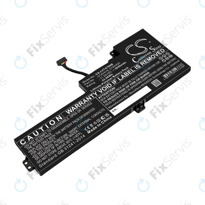Batéria pre Lenovo Thinkpad A285, T470, T480, 2050mAh, Li-Pol, 11.25V, 01AV419, HQ