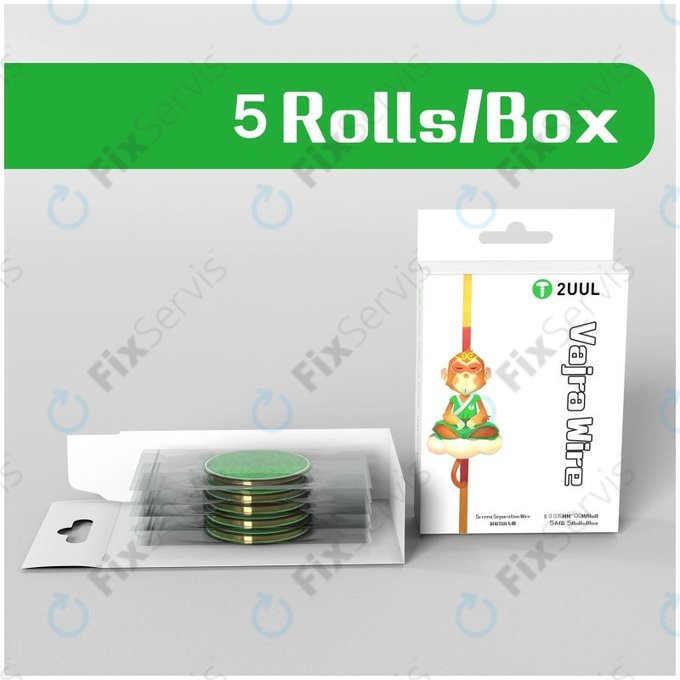 2UUL - Vajra Wire - Drôt na Separovanie LCD Displejov (0.035mm x 100m) - 5ks