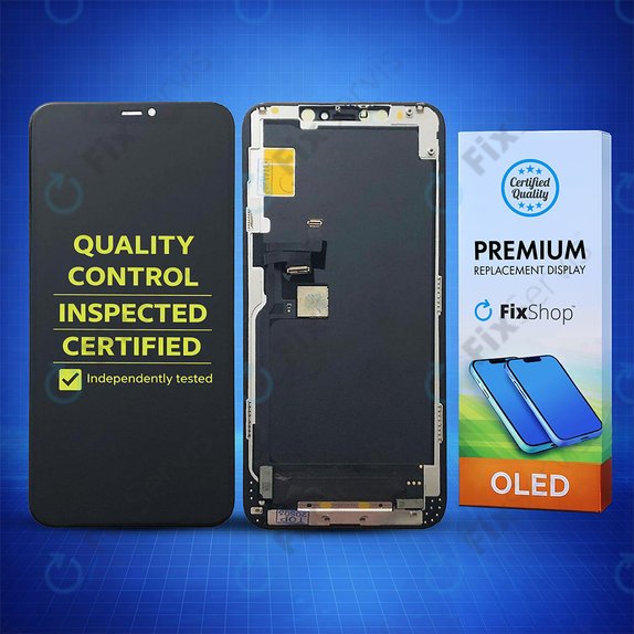 Displej Soft OLED pre iPhone 11 Pro Max, Dotykové sklo s rámom, FixPremium