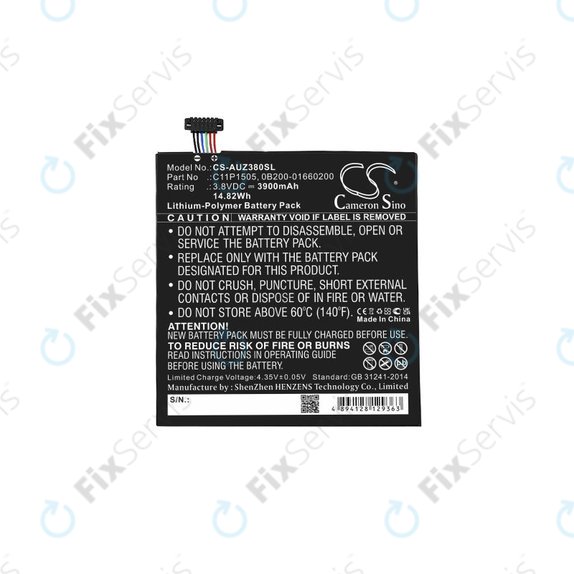 Asus ZenPad 8.0 Z380C (P022) - Batéria C11P1505, 0B200-01660200 3900mAh HQ