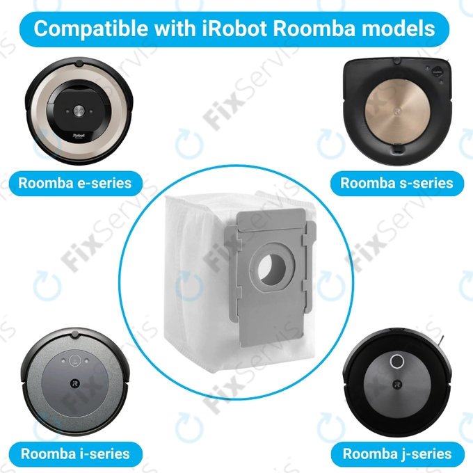 iRobot Roomba e-series, i-series, j-series, s-series - Vrecko do Vysávača (3ks)