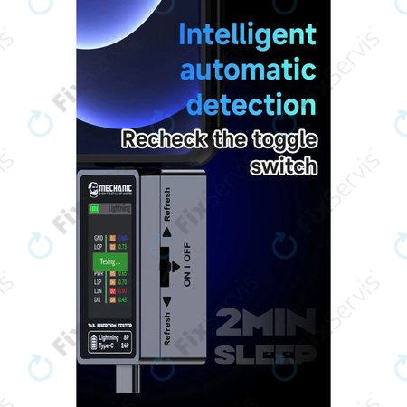 Mechanic T-824 - Tester nabíjacieho portu
