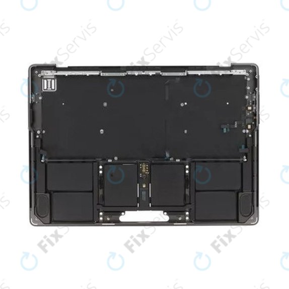 Horný rám klávesnice pre MacBook Pro 14", A3185 (2024), s klávesnicou US a batériou, Space Black, 661-50210, Genuine Apple