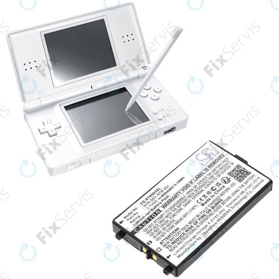 Batéria pre Nintendo, 850mAh, Li-Ion, 3.7V, NTR-003, HQ
