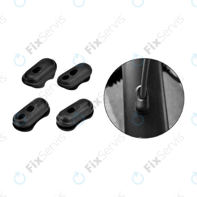 Xiaomi Mi Electric Scooter 1S, 2 M365, Essential, Pro, Pro 2 - Set Gumenných Prechodiek Káblov