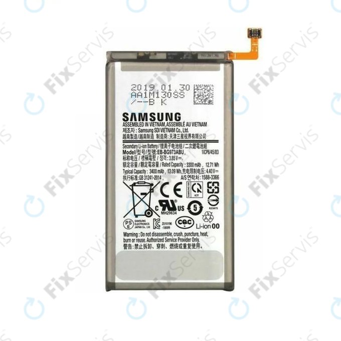 Samsung Galaxy S10 G973F - Batéria EB-BG973ABU 3400mAh - GH82-18826A Genuine Service Pack