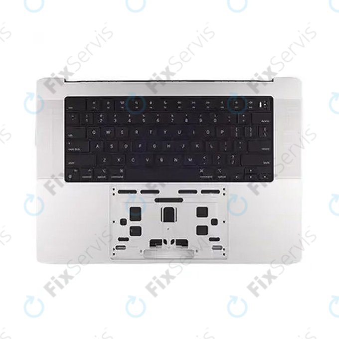 Horný rám klávesnice pre MacBook Pro 16", A3403 (2024), s klávesnicou US a batériou, Silver, 661-42824, Genuine Apple