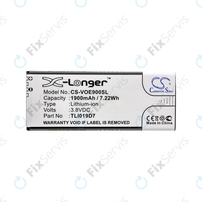 Batéria pre Alcatel 1 Dual Sim, TCL 5033, Vodafone VFD, Telstra, 1900mAh, Li-Ion, 3.8V, TLI019D7, HQ