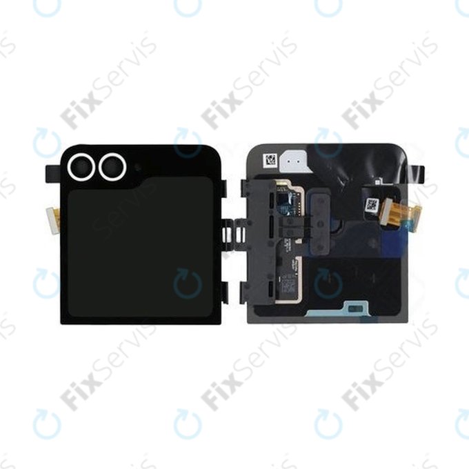 Samsung Galaxy Z Flip 6 F741B - LCD Displej + Dotykové Sklo + Rám (Vonkajší) (White) - GH97-30012F Genuine Service Pack