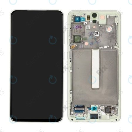 Samsung Galaxy S21 FE G990B - LCD Displej + Dotykové Sklo + Rám (Green) - GH82-26414C, GH82-26420C, GH82-26590C Genuine Service Pack