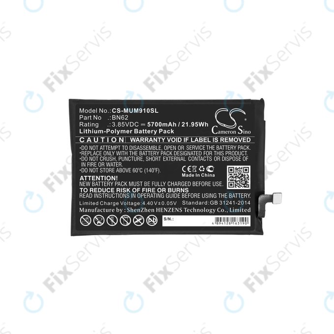 Xiaomi Redmi 9T - Batéria BN62 5700mAh HQ